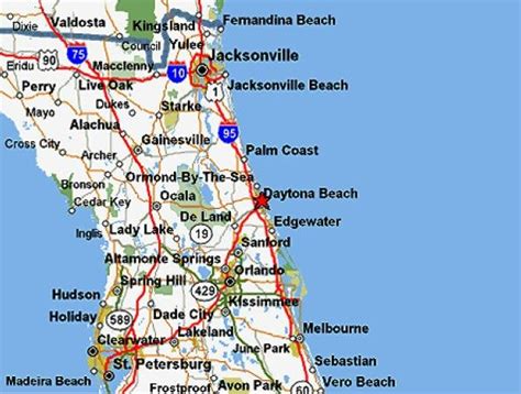 driving distance from jacksonville to daytona beach